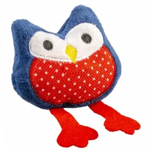 Brinquedo para gatos Duvo+ Coruja De Peluche Para Gatos – 13 cm