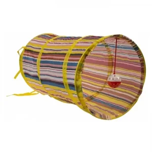 Brinquedo para gatos Duvo+ Túnel Com Sino Para Gato – 55 cm
