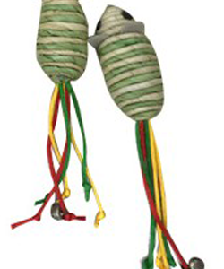 Brinquedo para gatos Eurosiam 2 Nature Colored Mice with Bell – 1 unidade