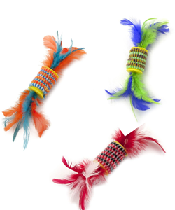 Brinquedo para gatos Nayeco Roller with Feathers- 1 Unidade