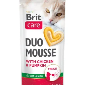 Brit Care Cat Creamy Treats Duo Mousse with Chicken & Pumpkin 4 x 14 g