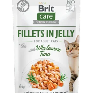 Brit Care Cat Fillets in Jelly with Wholesome Tuna 85 g