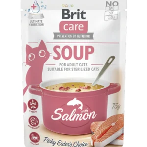 Brit Care Cat Soup with Salmon 75 g