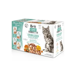 Brit Care Cat Sterilized Tuna Paté with Shrimps 70 g