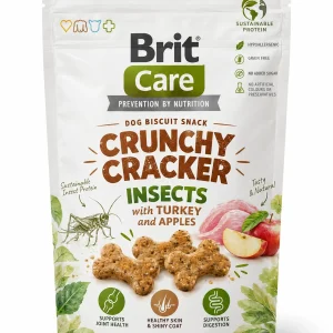 Brit Care Crunchy Cracker Insects with Turkey and Apples 200 g