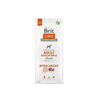 Brit Care C茫o Hypoallergenic Medium Lamb 12kg - ra莽茫o hipoalerg茅nica para c茫es de ra莽as m茅dias