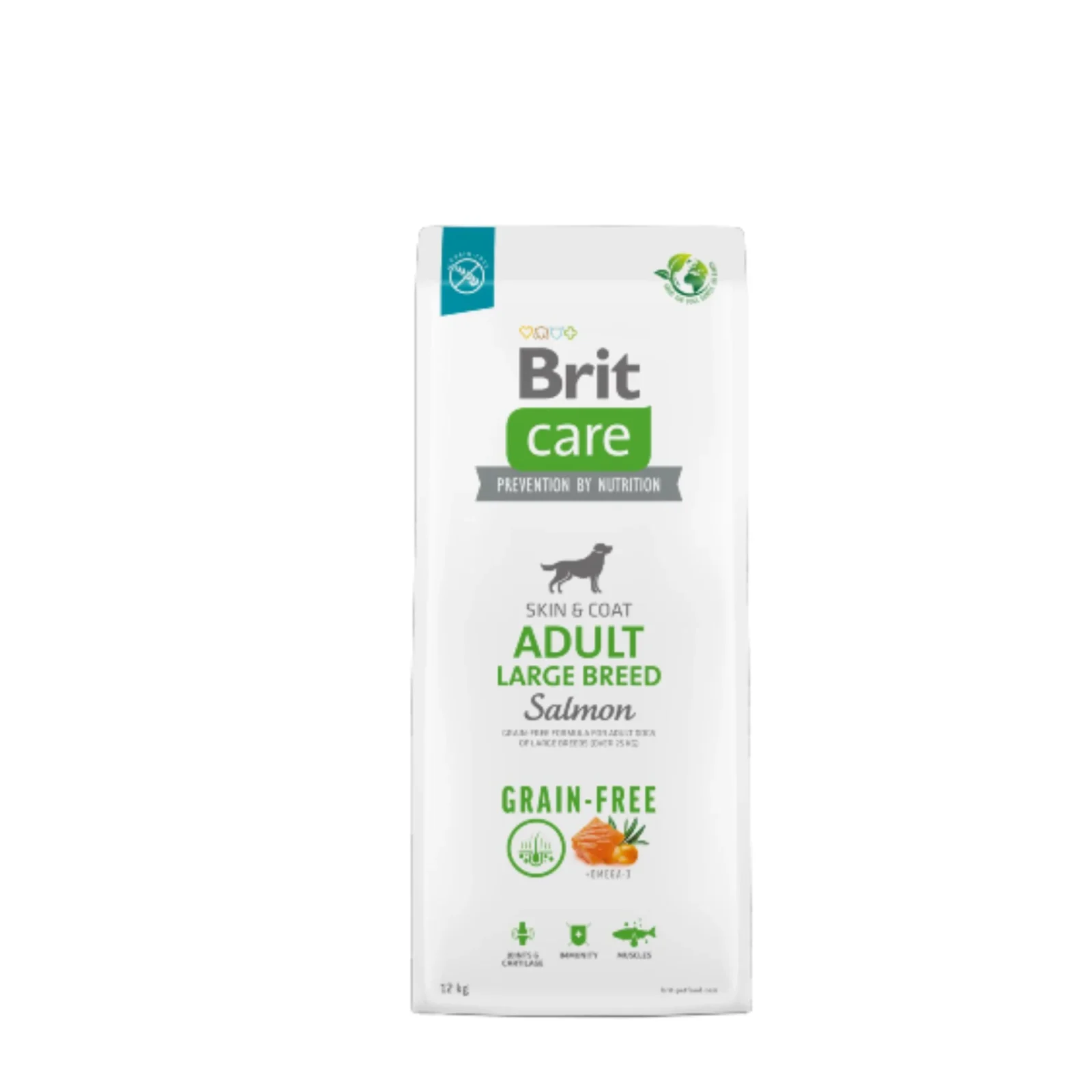 Brit Care C茫o Large Breed Grain Free Salm茫o 12kg - ra莽茫o sem cereais para c茫es de ra莽as grandes