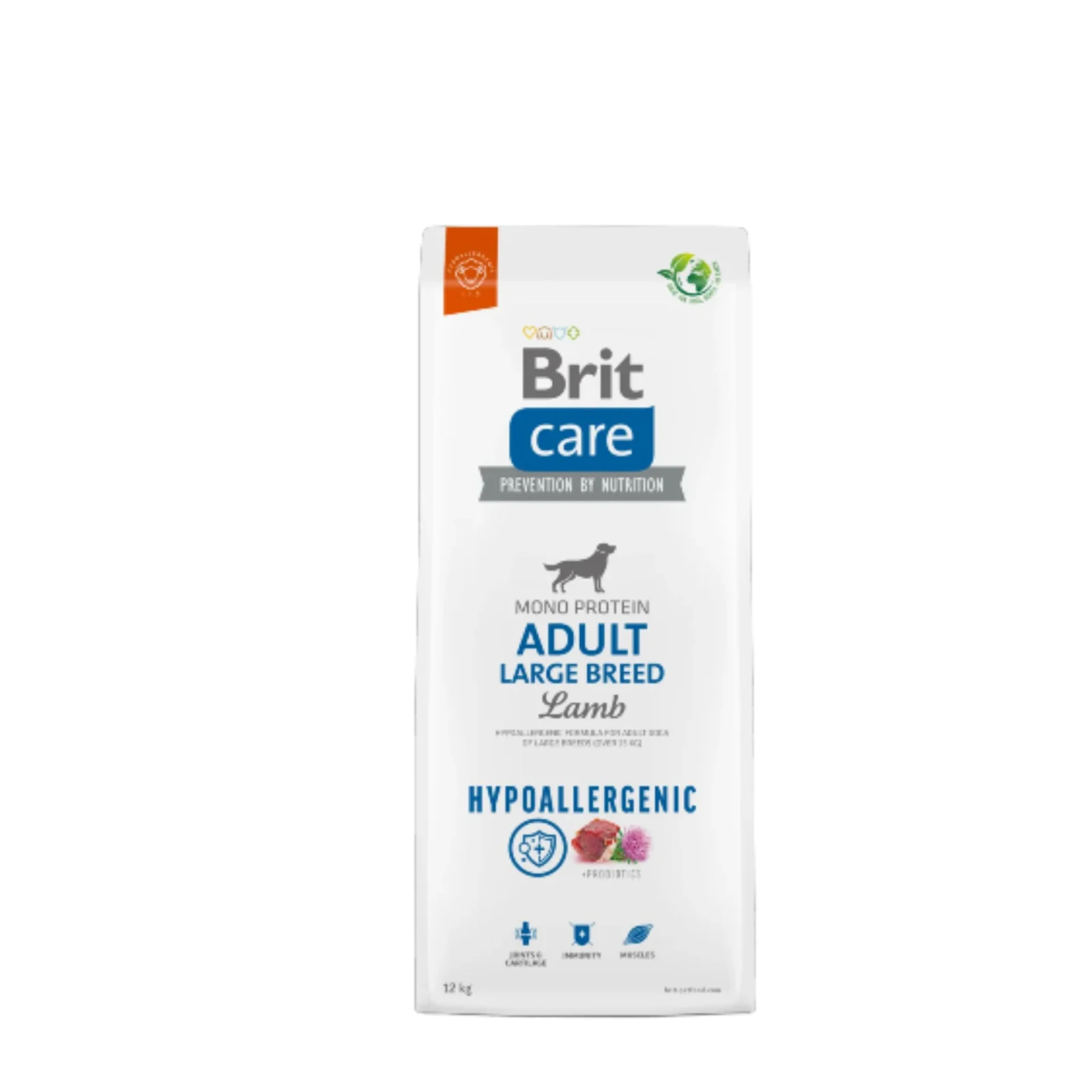 Brit Care C茫o Large Breed Hypoallergenic Lamb 12kg - ra莽茫o hipoalerg茅nica para c茫es de ra莽as grandes