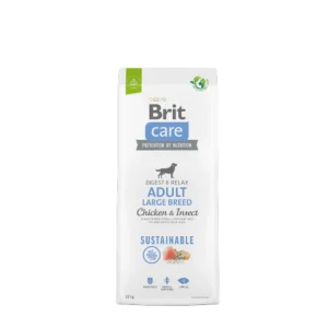 Brit Care C茫o Large Breed Sustainable Chicken & Insect 12kg - ra莽茫o rica em insectos e frango para c茫o