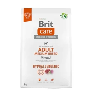 Brit Care Dog Hypoallergenic Adult Medium Breed cordeiro e arroz