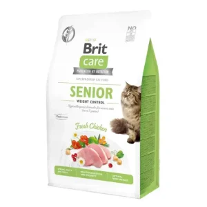 Brit Care Grain-Free Senior & Weight Control – Ração Seca Gatos