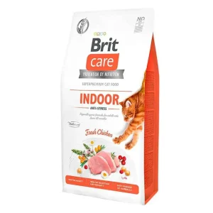 Brit Care Indoor Anti-Stress – Ração Seca Grain-Free para Gatos