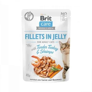 Brit Care Peru e Gambas em Geleia – 85% Carne Premium
