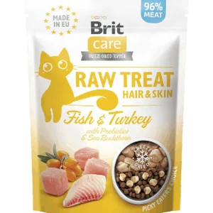 Brit Care Raw Treat Cat Hair & Skin Fish & Turkey 40 g