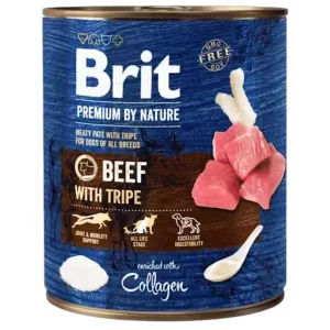 Brit Premium by Nature Paté de Carne de Vaca com Tripas – Comida Húmida Cães