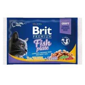 Brit Premium Multipack Peixe – Comida Húmida para Gatos Adultos