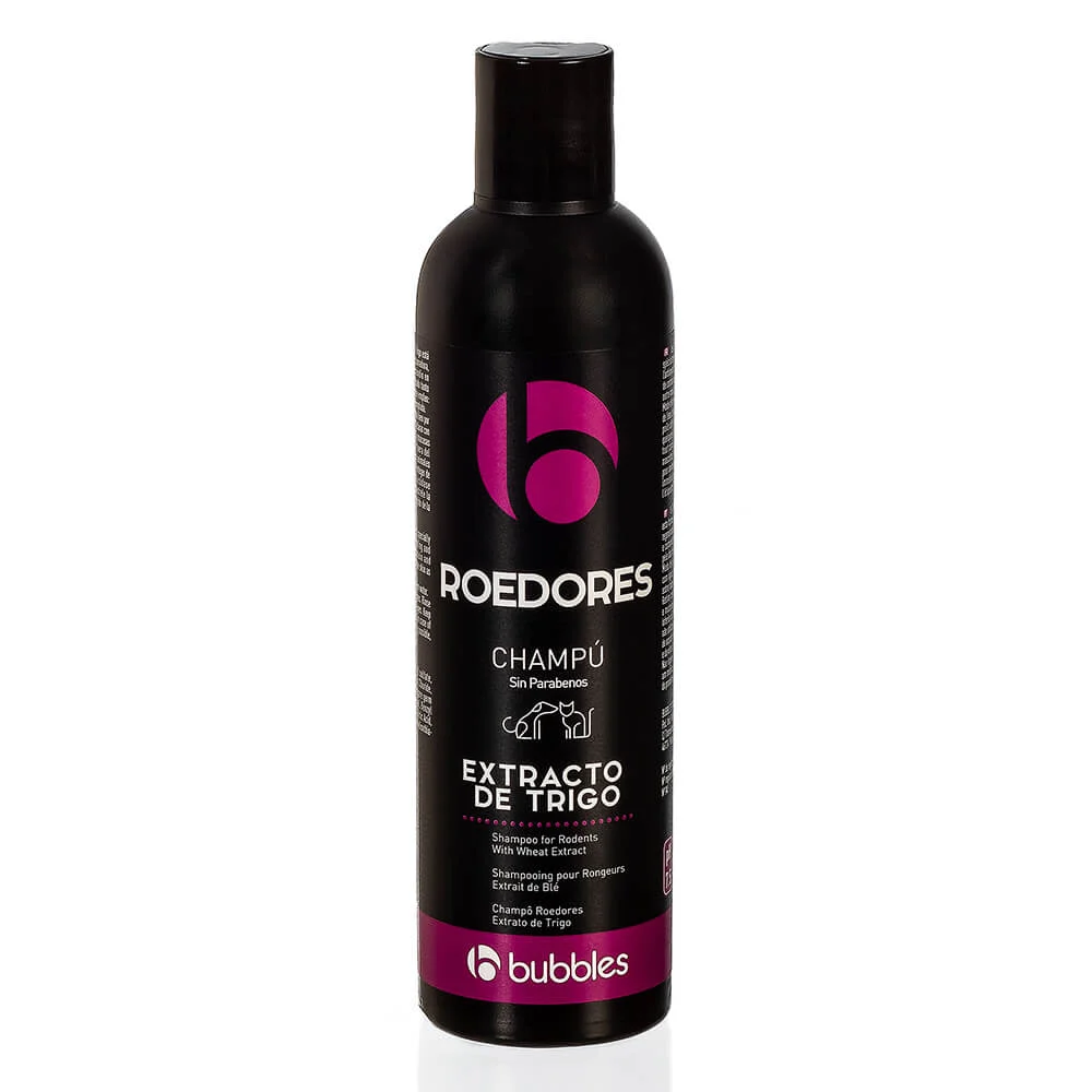 BUBBLES – CHAMPÔ PARA ROEDORES (EXTRATO TRIGO)
