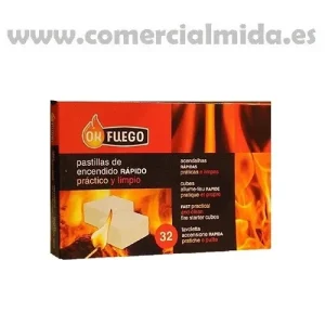 Caixa de 32 comprimidos de ignição FUEGO OK para lareiras, fogões, churrasqueiras …