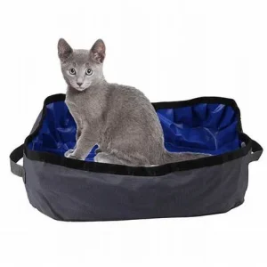 Caixa de Areia para Gatos Prtátil – Dobrável
