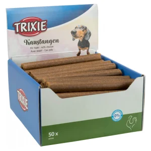 CAIXA EXPOSITORA COM 50 STICKS PARA MASCAR – FRANGO E ARROZ