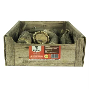 CAIXA EXPOSITORA “MY DOG CHEWZ” – HASTES DE VEADO SORTIDAS (3 KG)