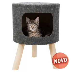 Cama com pés de madeira p/ Gatos