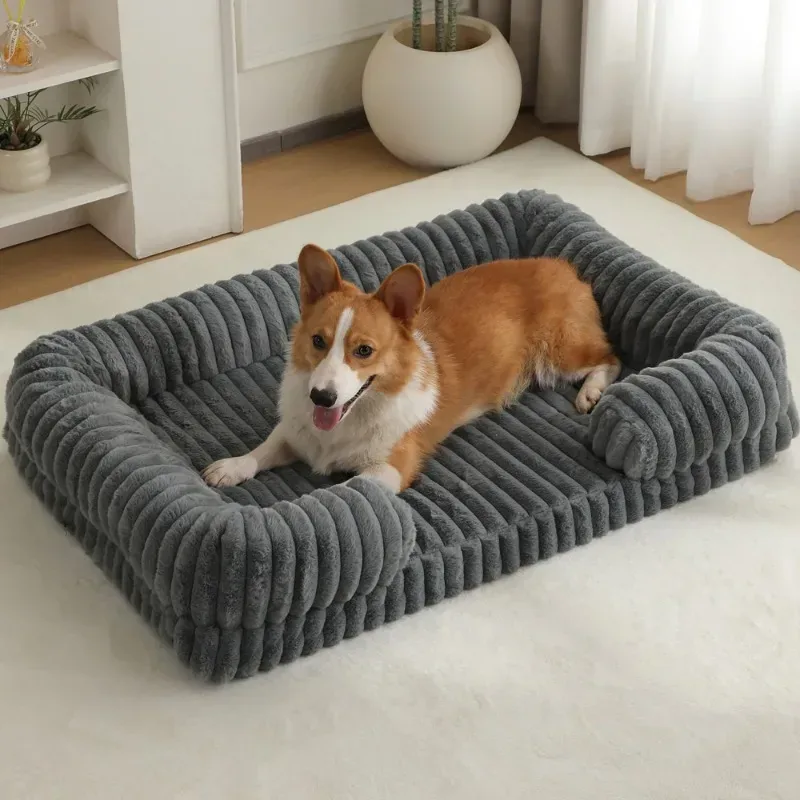 Cama de Bombazina com Rebordos — Cão