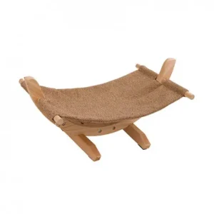 Cama em madeira e linho para gatos – Kerbl