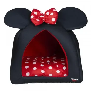 Cama para cães e gatos Disney Nicho Minnie Mouse Cama para cães pequenos e gatos