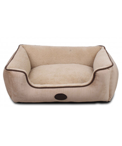 Cama para cães e gatos Eurosiam Cama Petra Rectangular Basket 1 Unidade