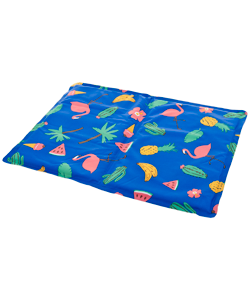 Cama para cães e gatos Ferribiella Brrrividino Tapete Refrescante Tropical