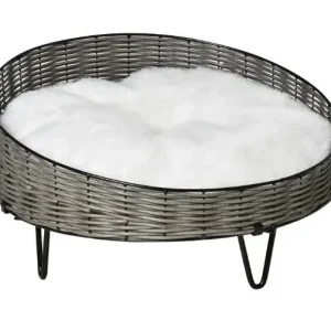 Cama para cães e gatos moderna com almofada 60 x 32 cm