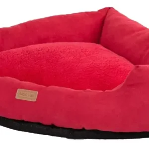 Cama para cães e gatos Sofa Basic Suede Corner Vermelho