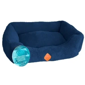 Cama para cães e gatos Sofa Peluche Azul