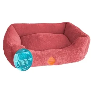 Cama para cães e gatos Sofa Peluche Rosa