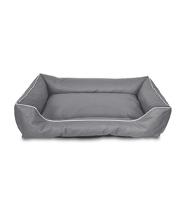Cama para cães Eurosiam Cama Loft Rectangular Basket Cinzento