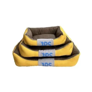 Cama Quadrada 4Seasons Amarela/Castanho – BPS