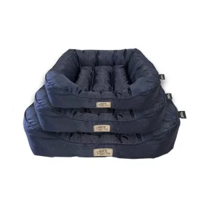 Cama Quadrada Azul Escuro Impermeável – BPS