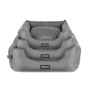 Cama Quadrada Cinzenta Algodão – BPS