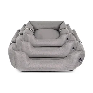Cama Quadrada Cinzento C/Faixa – BPS