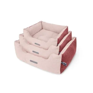 Cama Quadrada Rosa e Vermelho – BPS