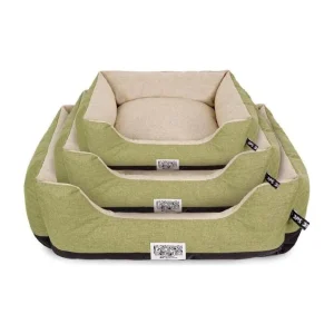 Cama Quadrada Verde e Preto – BPS