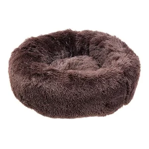 Cama Redonda anti-stress – Serie Cuddly – Castanha