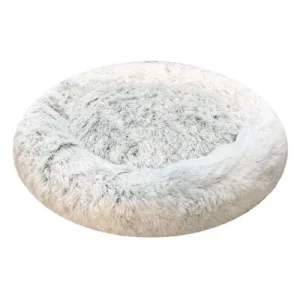 Cama Redonda Branca C/Pelo 100Cm – BPS