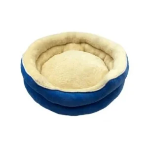 Cama Redonda C/Pelo 50Cm Azul Claro – BPS