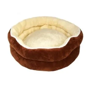 Cama Redonda C/Pelo 50Cm Castanha – BPS