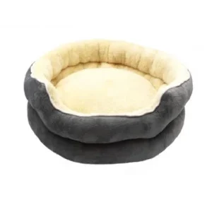 Cama Redonda C/Pelo 50Cm Cinza – BPS