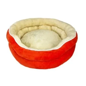 Cama Redonda C/Pelo 60Cm Vermelha – BPS