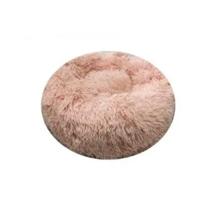 Cama Redonda C/Pelo 80Cm Rosa – BPS