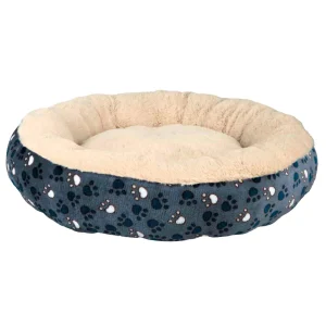 Cama Redonda Tammy p/ Cães – Trixie Azul e Bege